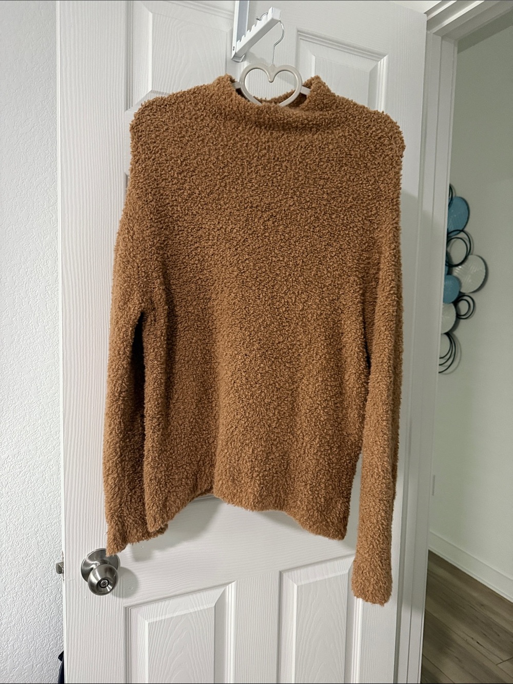 Vince Camel Plush Cowl Neck Sweater